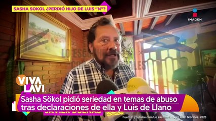 Sasha Sokol, ¿perdió un hijo de Luis de Llano?, ella responde
