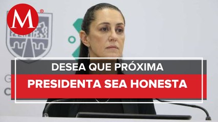 Sheinbaum celebra que INE busque presidenta; "tiene que ser una mujer honesta"