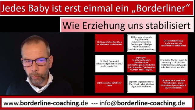 Jedes #Baby ist erst einmal wie ein #Borderliner - Oder Wie #Erziehung #Borderline verhindert