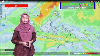 Prakiraan Cuaca 34 Kota Besar di Indonesia 25 Februari 2023