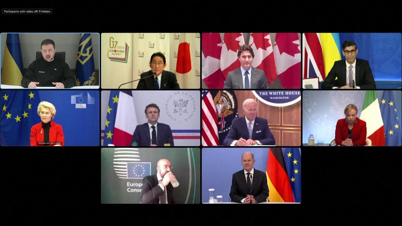 G7 정상 "러시아 제재 완전 이행...핵무기 사용 시 중대 후과" / YTN