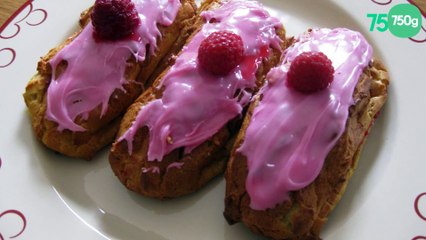Eclairs aux framboises