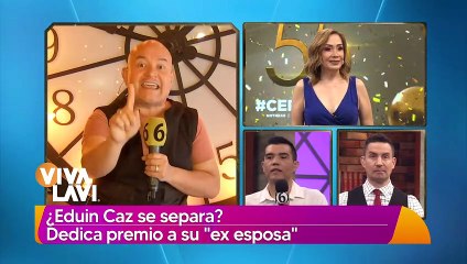 Eduin Caz confirma su separación tras dedicarle premio a su 'ex esposa'