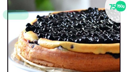 Cheesecake aux myrtilles rapide