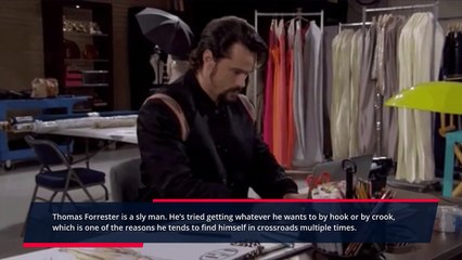 Thomas Manipulates Douglas- Buys Beach House to Lure Son In- The Bold and The Be