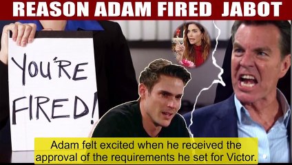 The Young And The Restless Victoria was the one who made Jack fire Adam - She sp