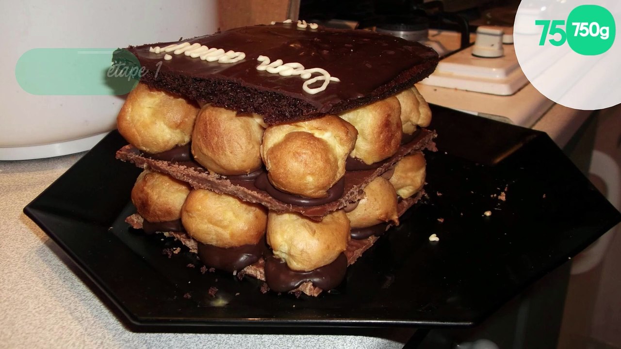 Mille feuilles aux trois chocolats, trop choux