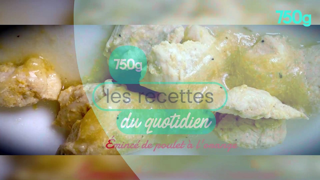 Emincé de poulet à l'orange