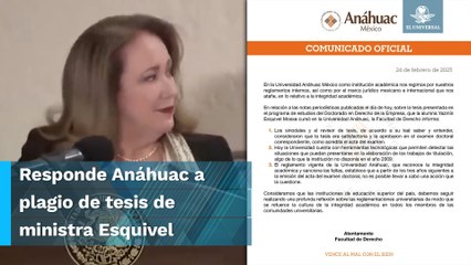 No son posibles acciones a 3 años de la emisión del acta doctoral: Anáhuac sobre caso Yasmín Esquiv