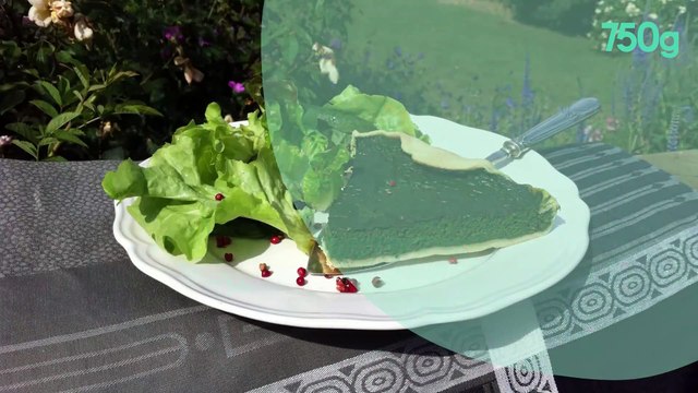 Tarte aux épinards, comté et beaufort d'été