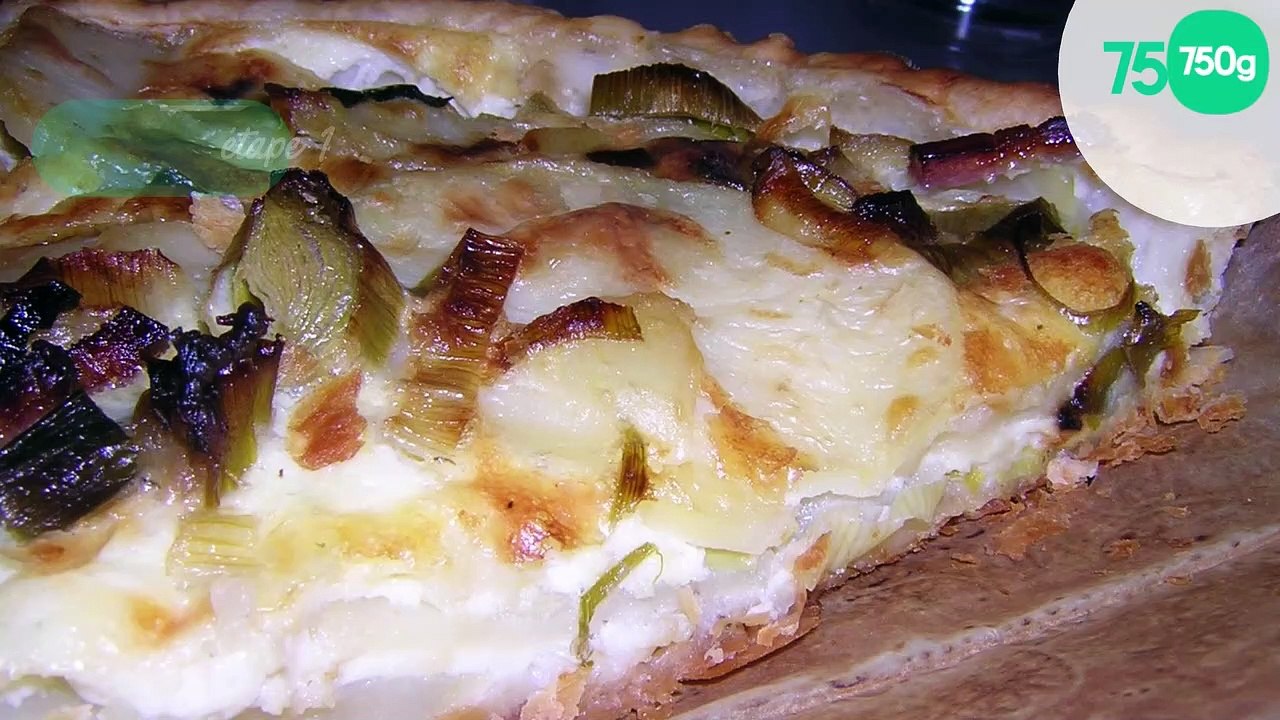 Quiche poireau pomme de terre lardon