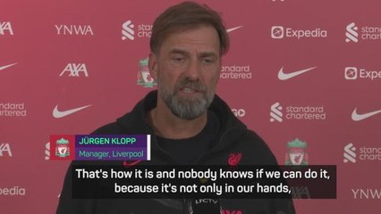 Every game is a Champions League qualifier now! - Klopp