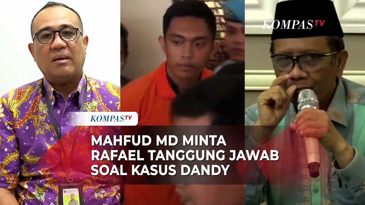 Mahfud MD Minta Rafael Alun Trisambodo Tanggung Jawab atas Ulah Mario Dandy Aniaya David