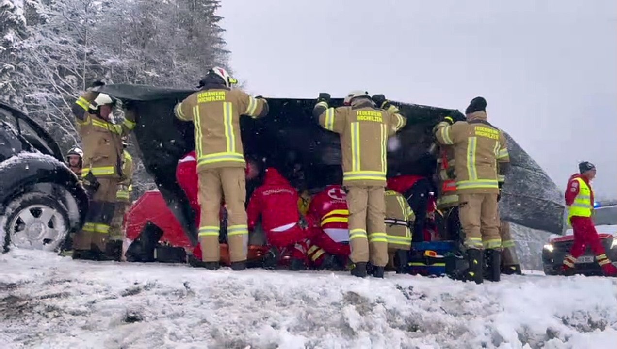 Unfall in Leogang