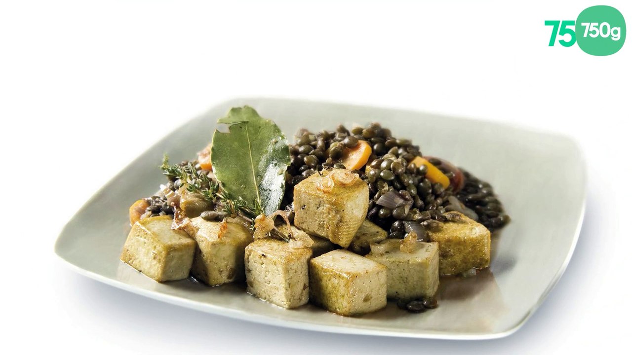 Potée de lentilles au tofu