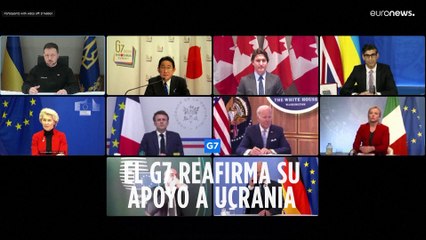 El G7 se compromete a seguir ayudando a Ucrania y a aplicar más sanciones a Rusia