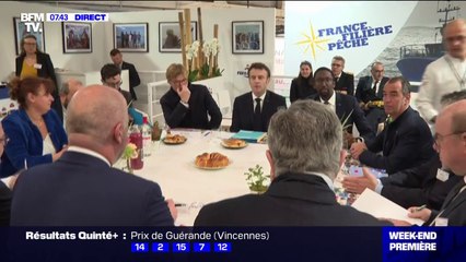Emmanuel Macron est arrivé au Salon de l'agriculture