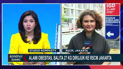 Alami Obesitas, Balita 27 Kg di Bekasi Dirujuk ke RSCM Jakarta