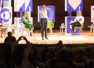 Una joven encara a Irene Montero en pleno acto feminista por su nefasta Ley Trans
