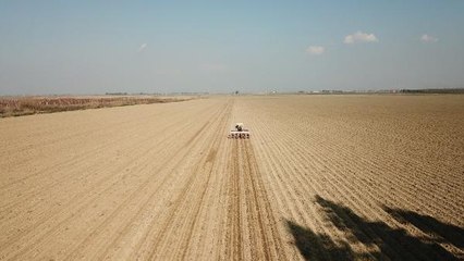 HATAY'DA DEPREMZEDE ÇİFTÇİLER ÜRETMEYE DEVAM EDİYOR