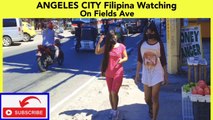 ANGELES CITY Filipina Watching On Fields Avenue