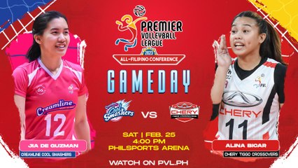 GAME 1 FEB 25, 2023 | CREAMLINE COOL SMASHERS vs CHERY TIGGO CROSSOVERS  | ALL-FILIPINO CONFERENCE