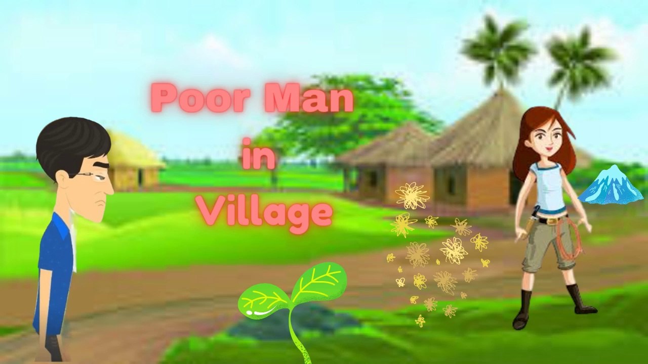 poor man in a small village Urdu English