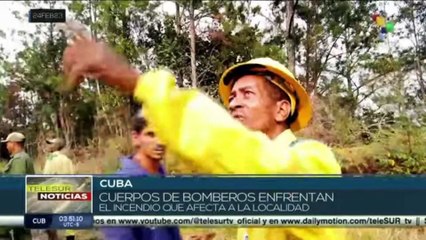 Cuba: Enfrentan incendio de grandes proporciones en el oriente del país