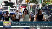 Gobierno uruguayo reconoce las pérdidas en el poder adquisitivo de sus trabajadores privados