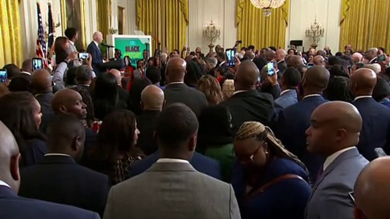 Biden: "I'm a white boy, but not stupid' on Black History