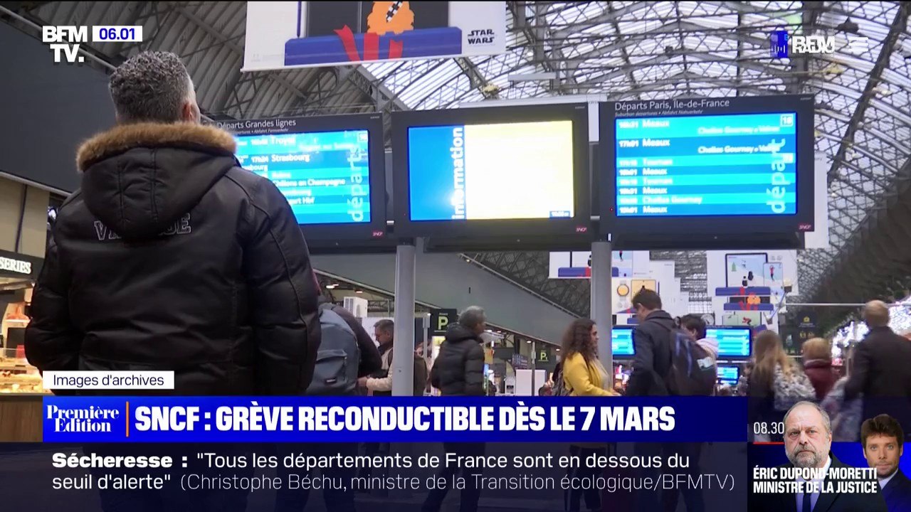 Retraites: les syndicats de la SNCF appellent à une grève reconductible à partir du 7 mars