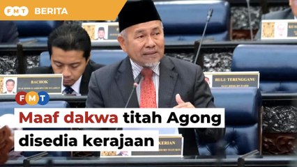 Tuan Ibrahim mohon maaf dakwa titah Agong disedia kerajaan