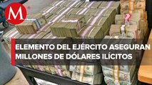 Se incautan grandes cantidades de dinero generadas por actividades ilegales de los narcotraficantes