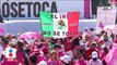 López Obrador criticó la marcha en defensa del INE; así salieron miles de ciudadanos a manifestarse