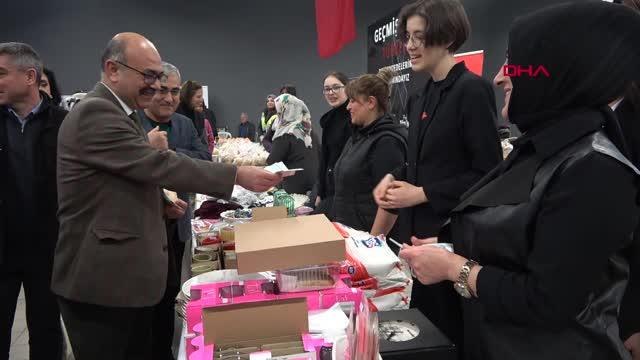 KÜTAHYA'DA DEPREMZEDELER YARARINA KERMES