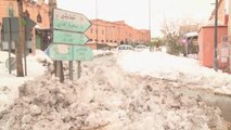 Marruecos afronta uno de los peores temporales de nieve de los últimos 27 años