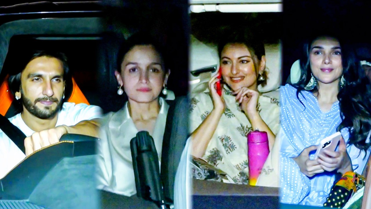 Sanjay Leela Bhansali के बर्थडे पार्टी में पहुंचे Ranveer Singh,Alia Bhatt और Heeramandi के सितारे