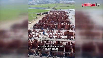 Bakan Kurum: Konteynerlerden sonra prefabrik ve tuğla evlerimiz de hazır