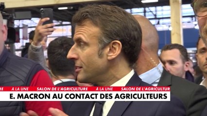 Emmanuel Macron : «Le ministre de l’Agriculture va apporter une planification où il va donner une visibilité et accompagner les gens»