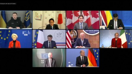 Zelensky al G7: "2023 sia anno della fine dell'aggressione russa"