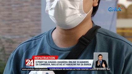 Télécharger la video: 8 Pinoy na ginawa umanong online scammers sa Cambodia, nailigtas at nakauwi na sa bansa | 24 Oras Weekend