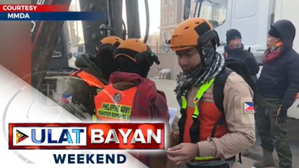 Philippine contingent na ipinadala sa Turkiye, uuwi na sa Pilipinas sa March 1