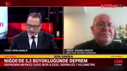 Niğde'de 5.3 büyüklüğünde deprem meydana geldi