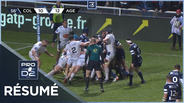 PRO D2 - Résumé Colomiers Rugby-SU Agen: 20-15 - J22 - 2022-2023