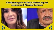 Il bellissimo gesto di Silvia Toffanin dopo la scomparsa di Maurizio Costanzo