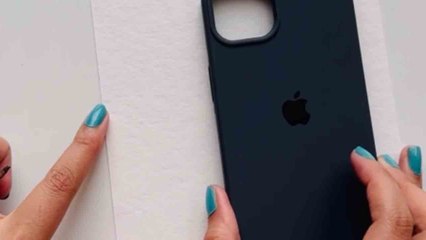 Gifted Indian artist makes a soothing painting for a phone case