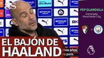 Guardiola explica el bajón goleador de Haaland: 