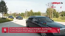 Erdoğan Azerbaycan Cumhurbaşkanı Aliyev'i kabul etti