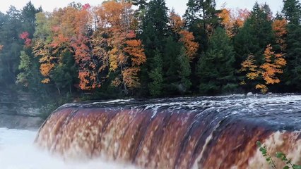 Relaxing 4K Waterfall Video with Nature Sounds 🌊