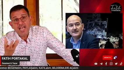 Fatih Portakal'dan Süleyman Soylu'yu köşeye sıkıştıran soru?